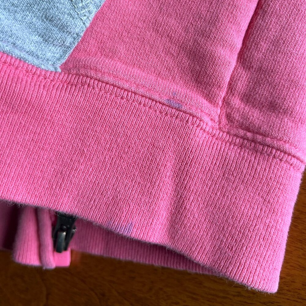 The North Face pink and gray hoodie 3T - Picture 6 of 7